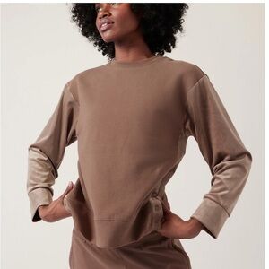 Athleta | Retroplush Velvet Crewneck Sweatshirt